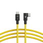 COBRA TETHER CABLE USB-C / USB-C 90° 5G - 10m - JAUNE