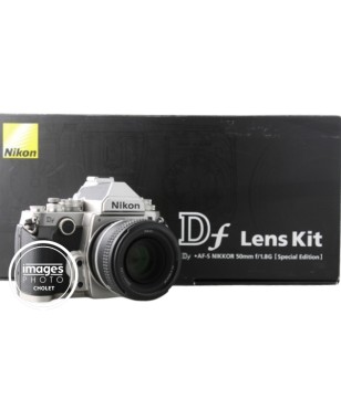 NIKON DF SILVER + AF-S 50 MM F/1.8 (40427 CLICS) - OCCASION