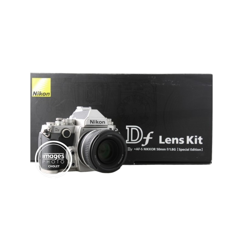 NIKON DF SILVER + AF-S 50 MM F/1.8 (40427 CLICS) - OCCASION