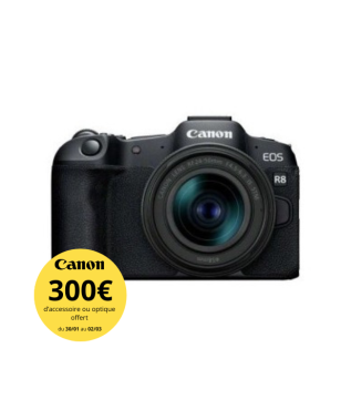 Canon EOS R8 : hybride plein format léger et puissant
