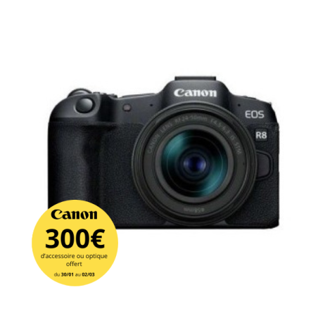 Canon EOS R8 : hybride plein format léger et puissant