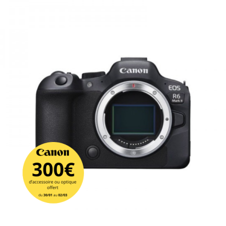 CANON EOS R6 MARK II – Appareil photo hybride plein format 24 Mpx