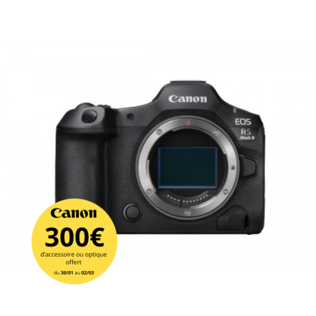 Canon EOS R5 Mark II : Hybride plein format 45 MP performant