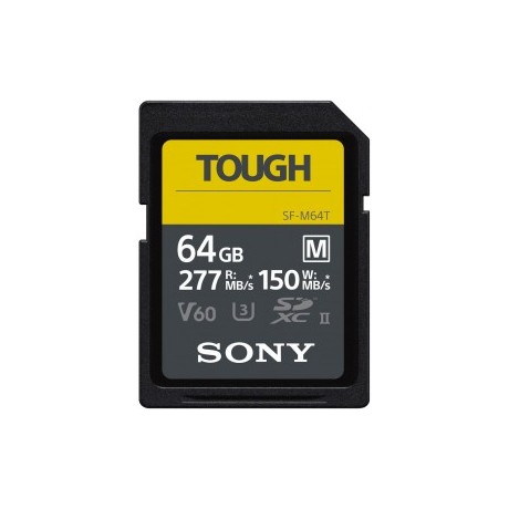 SONY CARTE SDXC TOUGH M 64GB UHS-II R277/W150