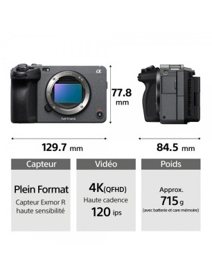 Sony FX3A Cinema Line – Caméra plein format pro