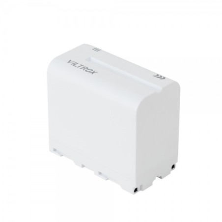Viltrox Batterie NP-F970 USB-C – Batterie Li-ion haute capacité 6600 mAh pour éclairage LED et moniteur vidéo