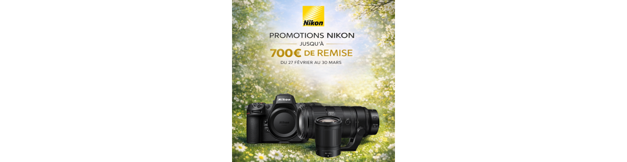 Nikon Z – Jusqu’à 700€ de remise