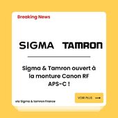 @sigmafrance et @tamron_france ont désormais accès à la monture Canon RF ! 

Pour le moment, seulement des objectifs RF APS-C ont été annoncés. 

——
#sigma #sigmarf #canonrf #canon #news #photography #imagesphotocholet